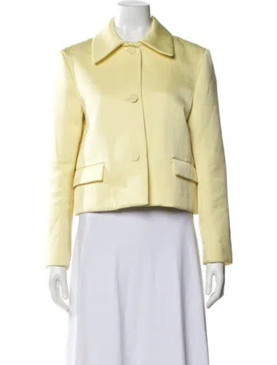 Pre-owned Scanlan Theodore Blazer In Yellow