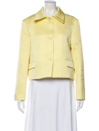 Pre-owned Scanlan Theodore Blazer In Yellow
