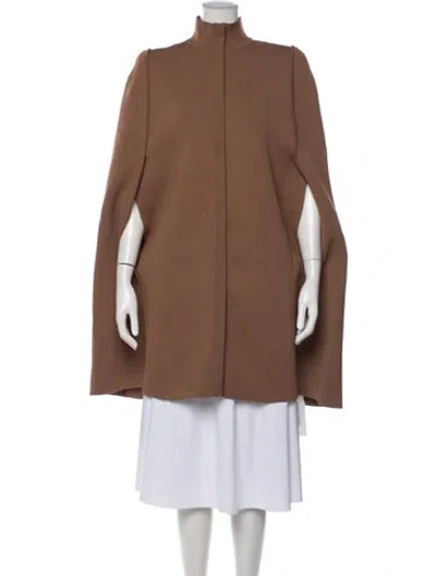 Pre-owned Scanlan Theodore Cape In Brown