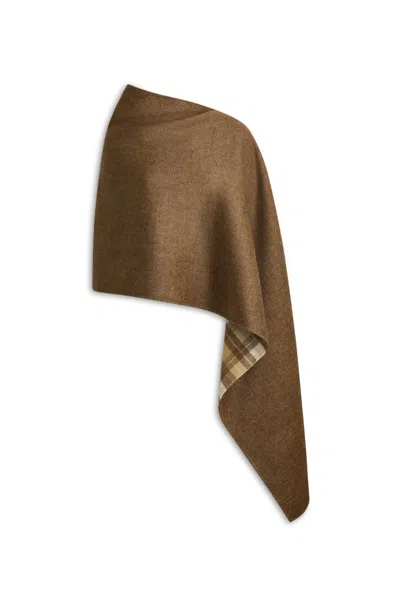 Scanlan Theodore Cape Scarf In Brown