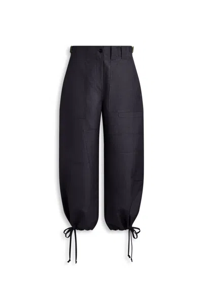Scanlan Theodore Cargo Cropped Trouser In Black