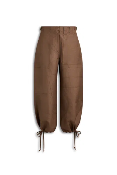 Scanlan Theodore Cargo Cropped Trouser In Spice