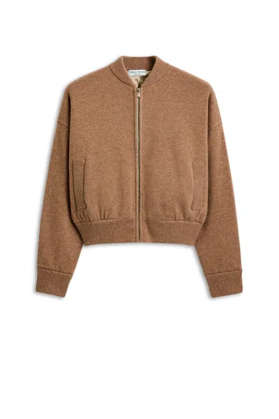 Scanlan Theodore Cashmere Bomber In Brown