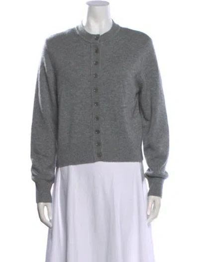 Pre-owned Scanlan Theodore Cashmere Crew Neck Sweater W/ Tags In Grey
