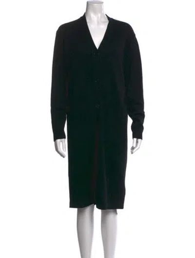 Pre-owned Scanlan Theodore Cashmere V-neck Sweater In Black
