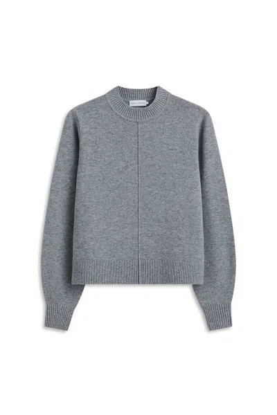Scanlan Theodore Cashmere Wool Crew Sweater In Gravel