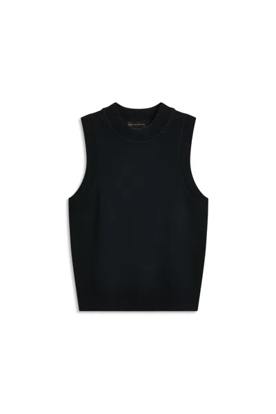 Scanlan Theodore Cashmere Wool Slim Tank In Black