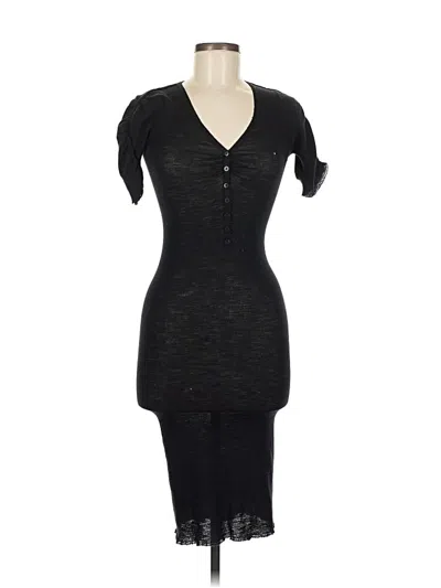 Pre-owned Scanlan Theodore Casual Dress In Black