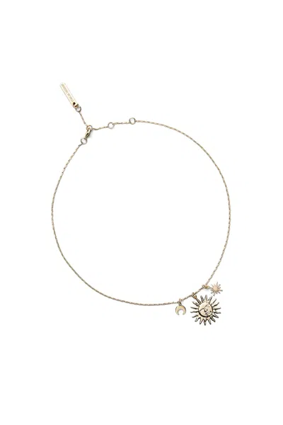 Scanlan Theodore Celestial Charms Pend Choker In Gold