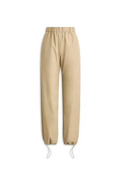 Scanlan Theodore Cotton Twill Cargo Trouser In Neutral