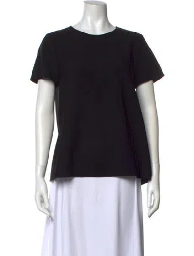 Pre-owned Scanlan Theodore Crew Neck Short Sleeve T-shirt In Black