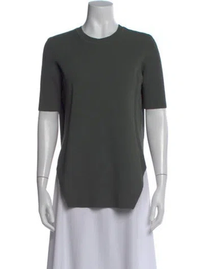 Pre-owned Scanlan Theodore Crew Neck Sweater In Green