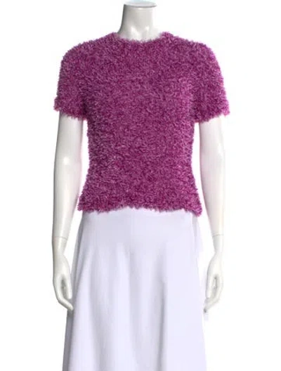 Pre-owned Scanlan Theodore Crew Neck Sweater In Purple