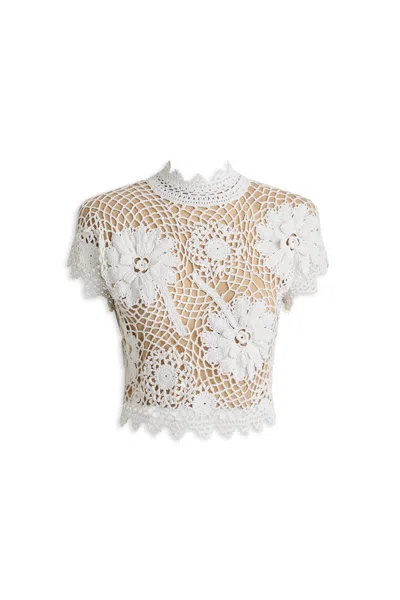 Scanlan Theodore Crochet Top In White