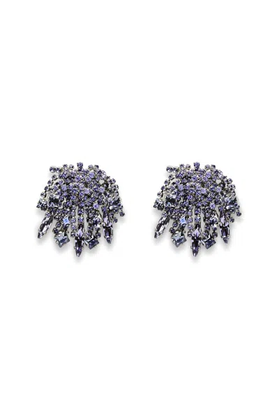 Scanlan Theodore Crystal Cascade Studs In Blue