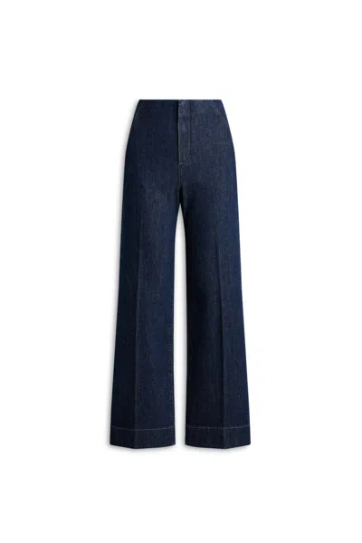 Scanlan Theodore Denim Cropped 30" Jean In Blue