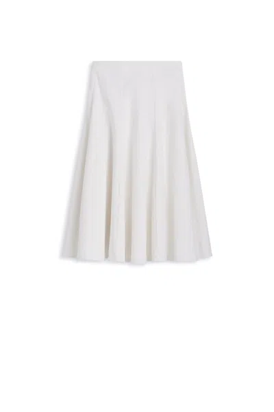 Scanlan Theodore Denim Panel Skirt In Neutral