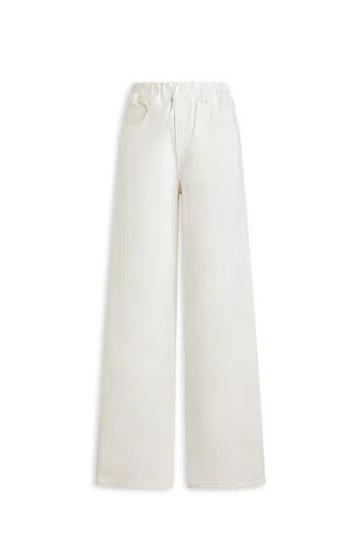 Scanlan Theodore Denim Soft Waist Jean In White