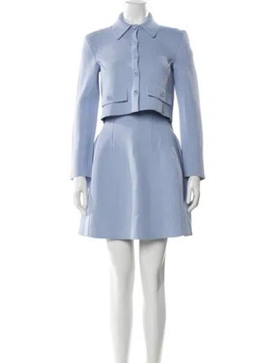 Pre-owned Scanlan Theodore Dress Set W/ Tags In Blue