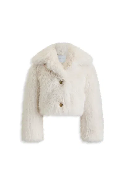 Scanlan Theodore Faux-fur Jacket In White