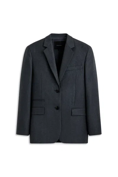 Scanlan Theodore Flannel Relax Tailored Jacket In Pepper