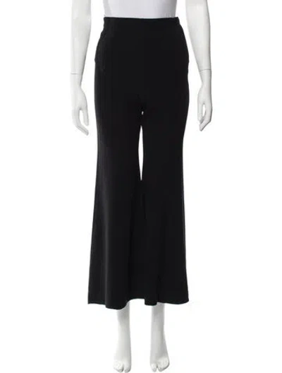 Pre-owned Scanlan Theodore Flared Pants In Black