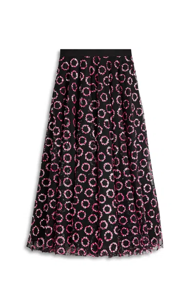 Scanlan Theodore French Tulle Skirt In Multi