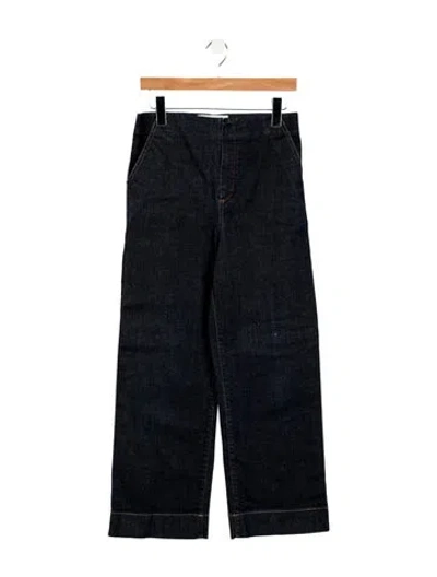 Pre-owned Scanlan Theodore High-rise Wide Leg Jeans In Blue