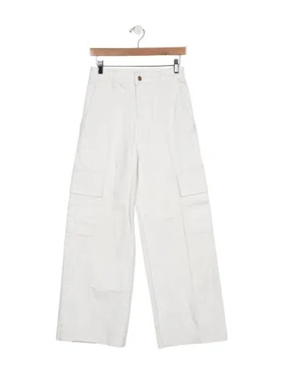Pre-owned Scanlan Theodore High-rise Wide Leg Jeans In Blue