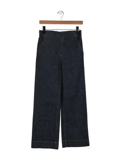 Pre-owned Scanlan Theodore High-rise Wide Leg Jeans In Blue