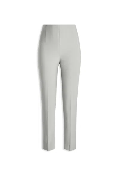 Scanlan Theodore Italian Highwaist Slim Trouser In Gray