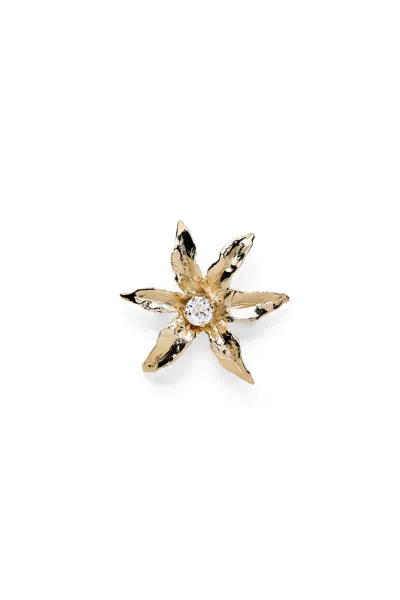 Scanlan Theodore Italian Lily Brooch In Light.gold.crystal