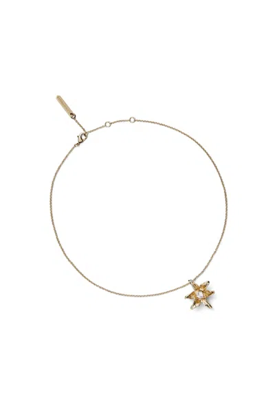 Scanlan Theodore Italian Lily Pendant Necklace In Light.gold.crystal