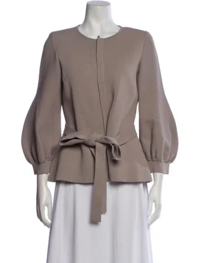 Pre-owned Scanlan Theodore Jacket In Neutrals