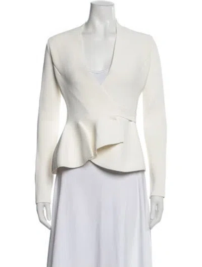 Pre-owned Scanlan Theodore Jacket In Neutrals