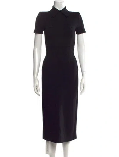Pre-owned Scanlan Theodore Knee-length Dress In Black