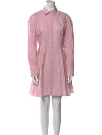 Pre-owned Scanlan Theodore Knee-length Dress In Pink