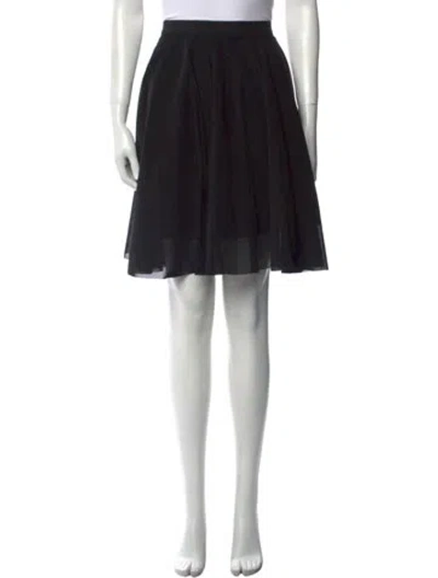 Pre-owned Scanlan Theodore Knee-length Skirt In Black