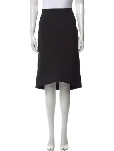 Pre-owned Scanlan Theodore Knee-length Skirt In Black
