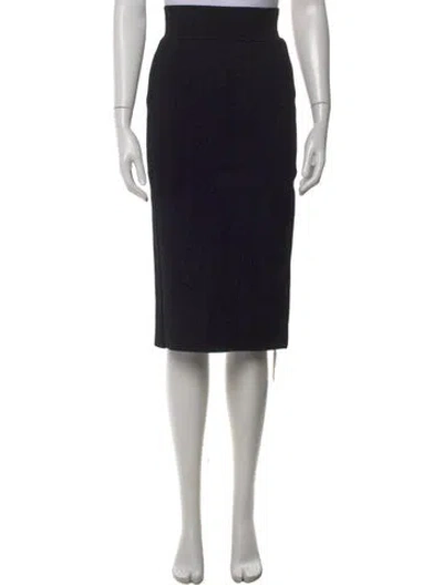 Pre-owned Scanlan Theodore Knee-length Skirt In Black