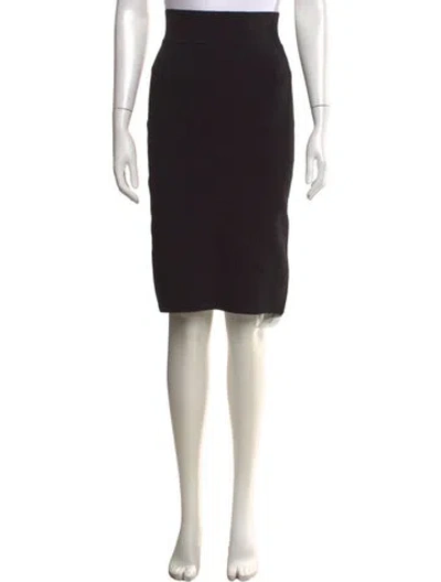 Pre-owned Scanlan Theodore Knee-length Skirt In Black