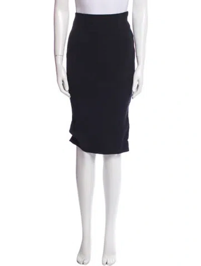 Pre-owned Scanlan Theodore Knee-length Skirt In Blue