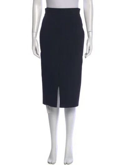 Pre-owned Scanlan Theodore Knee-length Skirt In Blue