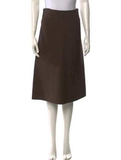Pre-owned Scanlan Theodore Knee-length Skirt In Green