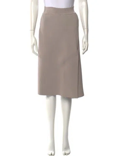 Pre-owned Scanlan Theodore Knee-length Skirt In Neutral
