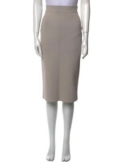 Pre-owned Scanlan Theodore Knee-length Skirt In Neutral