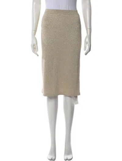 Pre-owned Scanlan Theodore Knee-length Skirt In Neutral