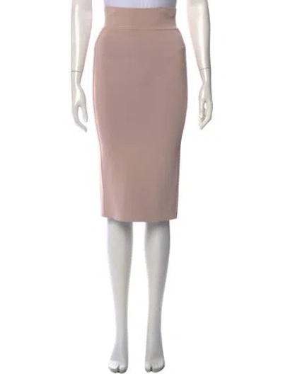 Pre-owned Scanlan Theodore Knee-length Skirt In Pink