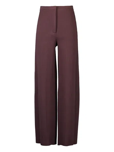 Scanlan Theodore Knitted Trousers In Brown