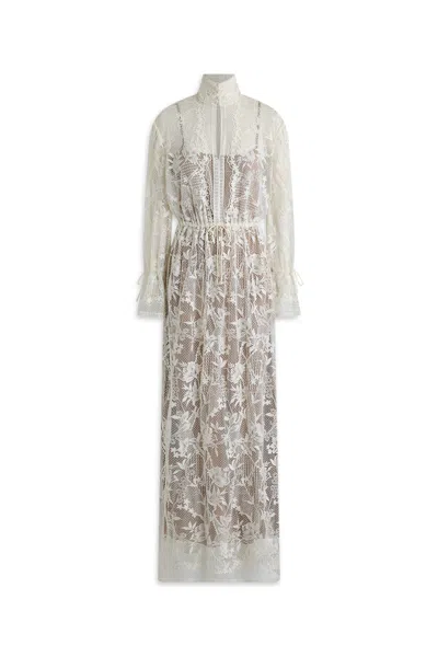 Scanlan Theodore Lace Dress In White